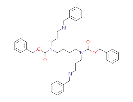 Molecular Structure of 203578-50-1 (dibenzyl butane-1,4-diylbis{[3-(benzylamino)propyl]carbamate})