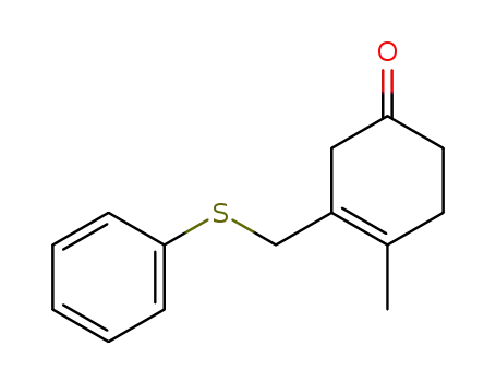 4-methyl-3-phenylthiomethyl-cyclohex-3-en-1-one