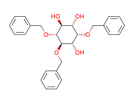 Molecular Structure of 114419-08-8 (D-myo-Inositol, 2,4,5-tris-O-(phenylmethyl)-)