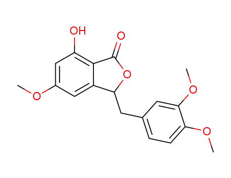 1(3H)-Isobenzofuranone,3-[(3,4-dimethoxyphenyl)methyl]-7-hydroxy-5-methoxy- (9CI)