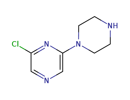 Pyrazine,2-chloro-6-(1-piperazinyl)- cas  64022-27-1