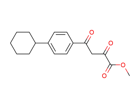 methyl 4-(4-cyclohexylphenyl)-2,4-dioxo-1-butanoate