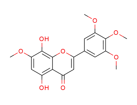 4H-1-Benzopyran-4-one,
5,8-dihydroxy-7-methoxy-2-(3,4,5-trimethoxyphenyl)-