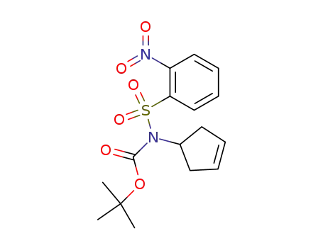 4-[N-(tert-butoxycarbonyl)-2-nitrobenzenesulfonamido]cyclopentene