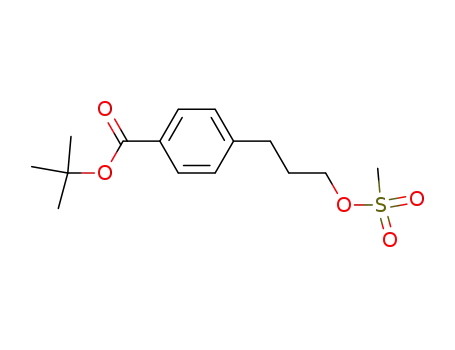 4-(3-Methanesulfonyloxy-propyl)-benzoic acid tert-butyl ester
