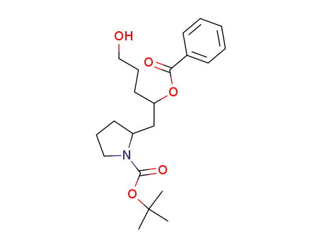 2-(2-benzoyloxy-5-hydroxypentyl)-1-(t-butoxycarbonyl)pyrrolidine