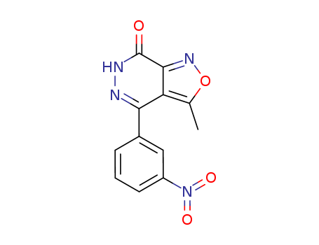 Isoxazolo[3,4-d]pyridazin-7(6H)-one, 3-methyl-4-(3-nitrophenyl)-