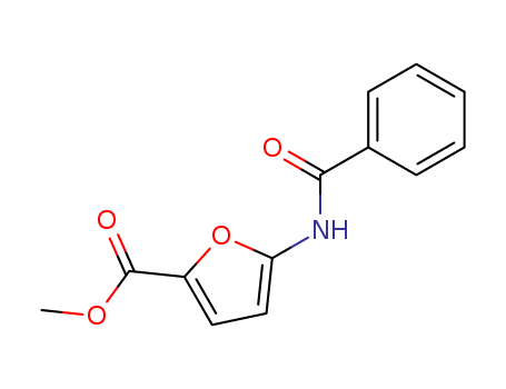 2-Furancarboxylic acid, 5-(benzoylamino)-, methyl ester
