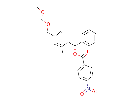 4-Nitro-benzoic acid (Z)-(1R,5R)-6-methoxymethoxy-3,5-dimethyl-1-phenyl-hex-3-enyl ester