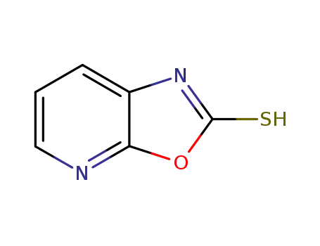 Molecular Structure of 169205-99-6 (Oxazolo[5,4-b]pyridine-2(1H)-thione)