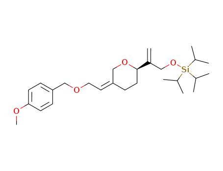 (R)-(5'Z)-triisopropyl{2-[5'-[2''-(4'''-methoxybenzyloxy)ethylidene]tetrahydropyran-2'-yl]allyloxy}silane