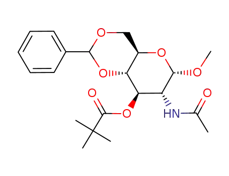 methyl 2-acetamido-4,6-O-benzylidene-2-deoxy-3-O-pivaloyl-α-D-glucopyranoside