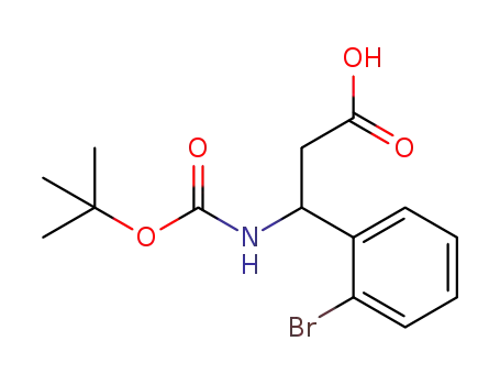 Boc-(R)-3-Amino-3-(2-bromo-phenyl)-propionic acid