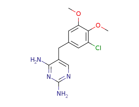 2,4-Pyrimidinediamine, 5-[(3-chloro-4,5-dimethoxyphenyl)methyl]-