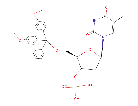3'-Thymidylic acid, 5'-O-[bis(4-methoxyphenyl)phenylmethyl]-