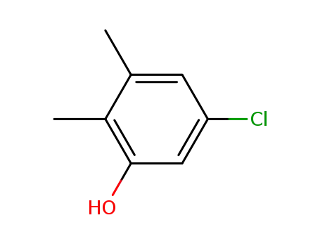 Molecular Structure of 146335-36-6 (5-Chloro-2,3-dimethylphenol)