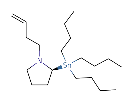 Pyrrolidine, 1-(3-butenyl)-2-(tributylstannyl)-, (2S)-
