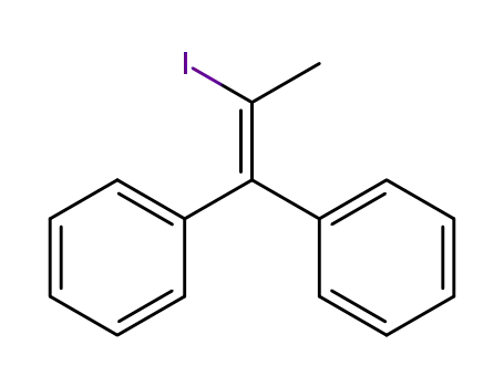 Benzene, 1,1'-(2-iodo-1-propenylidene)bis-