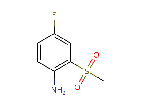 Molecular Structure of 1197193-21-7 (4-Fluoro-2-(methylsulfonyl)aniline)