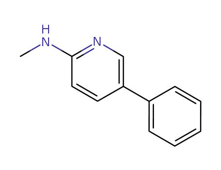 Molecular Structure of 107351-83-7 (N-methyl-5-phenylpyridin-2-amine)
