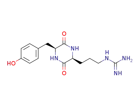 Molecular Structure of 81205-31-4 (cyclo(tyrosylarginyl))