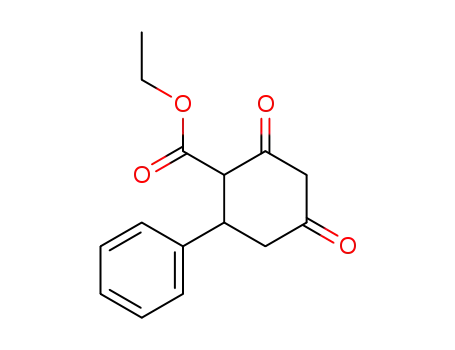 Molecular Structure of 56540-06-8 (ETHYL2,4-DIOXO-6-PHENYLCYCLOHEXANE- CARBOXYLATE)