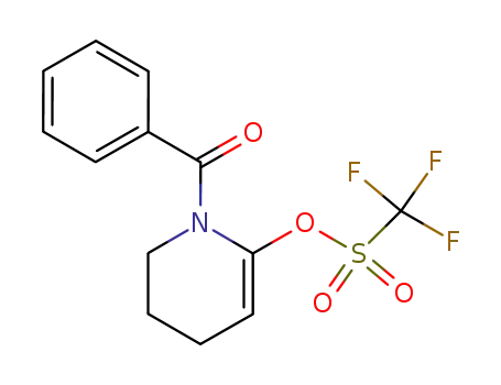 N-benzoyl-2-ene-2-piperidinyl trifluoromethanesulfonate