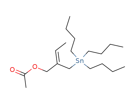Acetic acid (Z)-2-tributylstannanylmethyl-but-2-enyl ester
