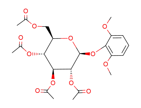 2,6-Dimethoxyphenyl 2,3,4,6-tetra-O-acetyl-β-D-glucopyranoside