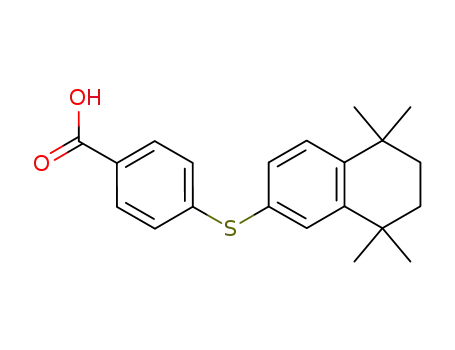 Molecular Structure of 173156-86-0 (4-(5,5,8,8-tetramethyltetralin-2-yl)sulfanylbenzoic acid)