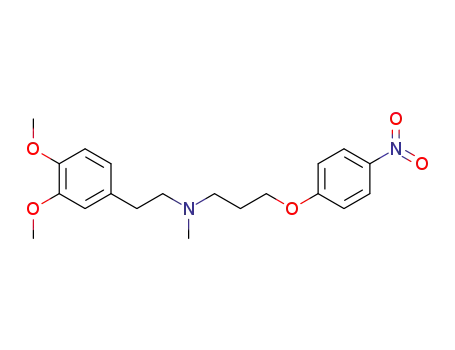 N-<2-(3,4-dimethoxyphenyl)ethyl>-N-methyl-3-(4-nitrophenoxy)propanamine