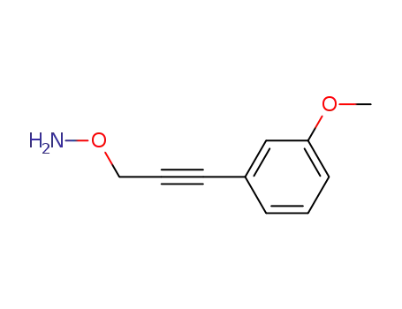 O-(3-(3-methoxyphenyl)-2-propynyl)hydroxylamine