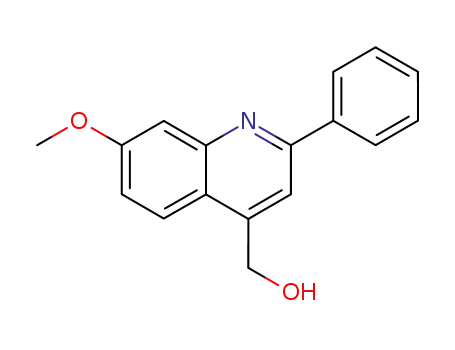 4-Quinolinemethanol, 7-methoxy-2-phenyl-