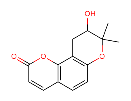 9-HYDROXY-8,8-DIMETHYL-9,10-DIHYDRO-8H-PYRANO2,3-FCHROMEN-2-ONE