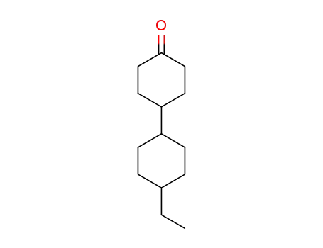 Molecular Structure of 150763-13-6 (4-(4-Ethylcyclohexyl)cyclohexanone)