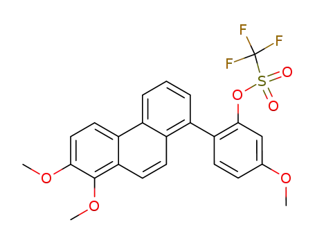 Trifluoro-methanesulfonic acid 2-(7,8-dimethoxy-phenanthren-1-yl)-5-methoxy-phenyl ester
