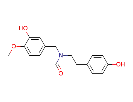 N-(p-Hydroxyphenethyl)-N-(3-hydroxy-4-methoxybenzyl)formamide