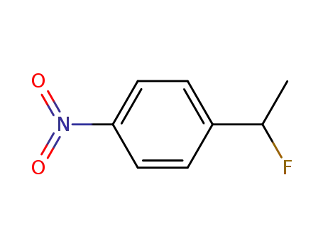 Molecular Structure of 64747-67-7 (Benzene,  1-(1-fluoroethyl)-4-nitro-)