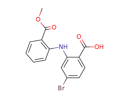 4-bromo-2-{[2-(methoxycarbonyl)phenyl]amino}benzoic acid
