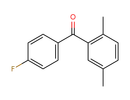 Molecular Structure of 2250-61-5 (Methanone, (2,5-dimethylphenyl)(4-fluorophenyl)-)