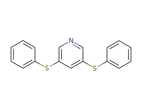 Pyridine, 3,5-bis(phenylthio)-