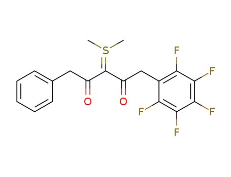 dimethylsulfonium 1-(phenylacetyl)-2-oxo-3-(pentafluorohenyl)propylide