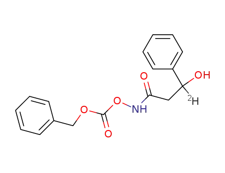 O-Cbz-3-hydroxy-3-phenylpropiohydroxamate-3-d