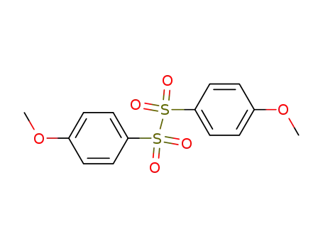Molecular Structure of 13603-79-7 (Disulfone, bis(4-methoxyphenyl))