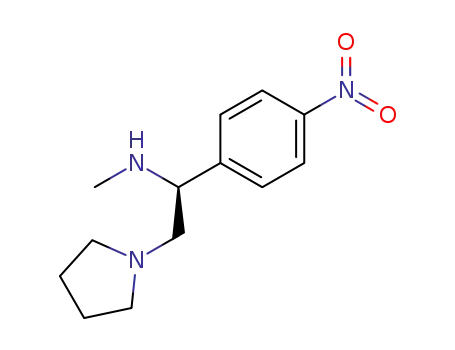 1-<(2S)-2-(4-nitrophenyl)-2-(methylamino)ethyl>pyrrolidine