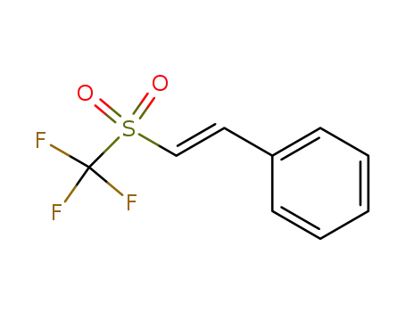 Molecular Structure of 947-24-0 (Benzene, [2-[(trifluoromethyl)sulfonyl]ethenyl]-, (E)-)
