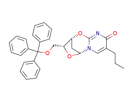 (1R,9R,10R)-4-Propyl-10-trityloxymethyl-8,11-dioxa-2,6-diaza-tricyclo[7.2.1.0<sup>2,7</sup>]dodeca-3,6-dien-5-one