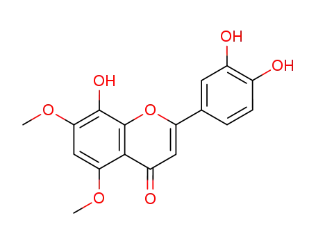 4H-1-Benzopyran-4-one,
2-(3,4-dihydroxyphenyl)-8-hydroxy-5,7-dimethoxy-