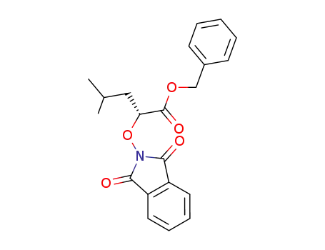 benzyl (R)-4-methyl-2-phthalimidooxypentanoate