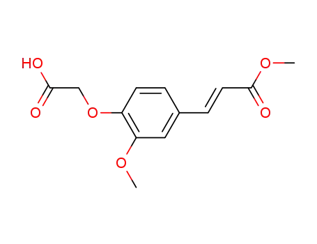 [3-methoxy-4-(2-methoxycarbonylethenyl)phenoxy]acetic acid